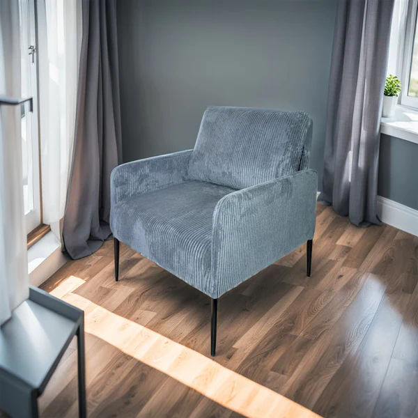 Ayala Occasional Chair-Charcoal Grey