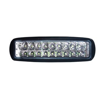 Flood beam amber white dual color light