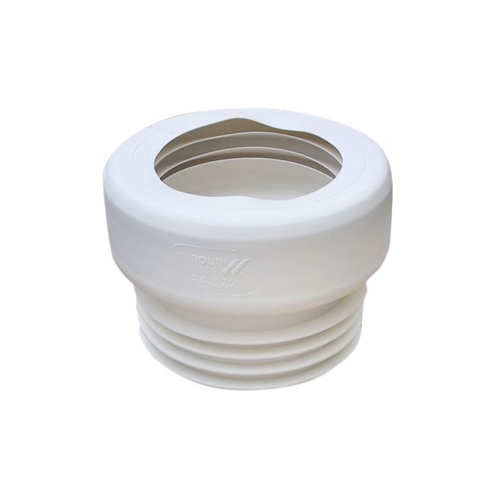 Wirquin - Pan Connector Str & Fins 110mm Ra372 - 2 Pack