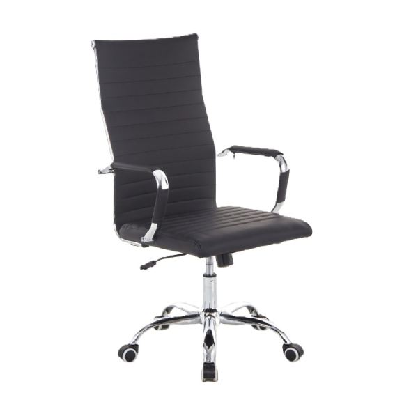Jupiter High Back Office Chair with Padded Seat, PU, Single Lock Mechanism