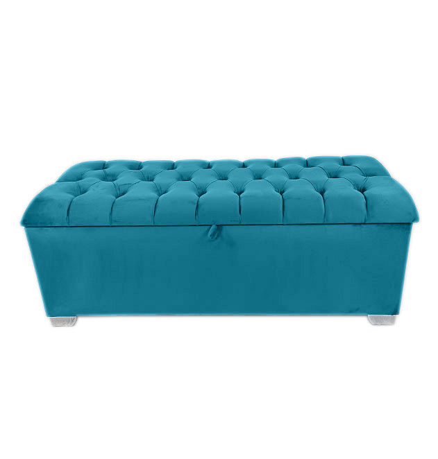 Designer Concepts Connor Storage Box - Medium-Sky Blue