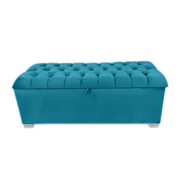 Designer Concepts Connor Storage Box - Medium-Sky Blue