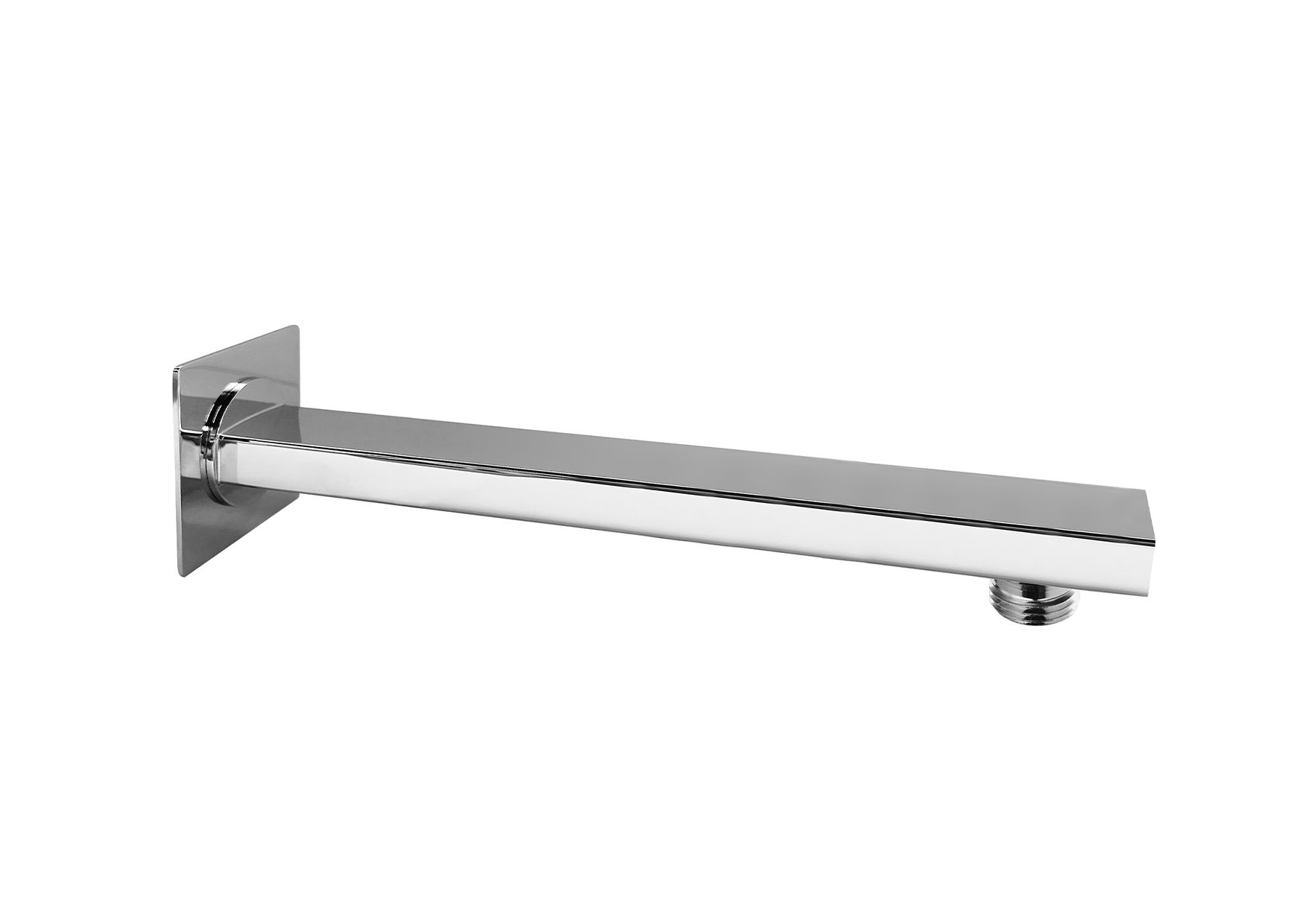 Devario Premio Shower Arm Rectangular 35*15*400mm Stainless Steel Chrome LEROY MERLIN South