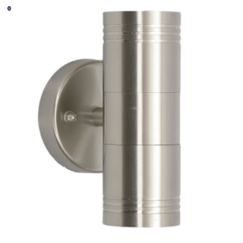 Up and Down Facing Stainless Steel with Glass Cover