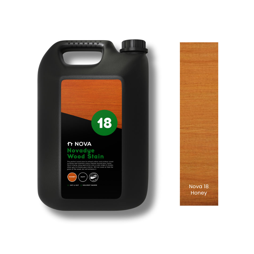 Nova 18 Novadye Woodstain - Honey 5lt