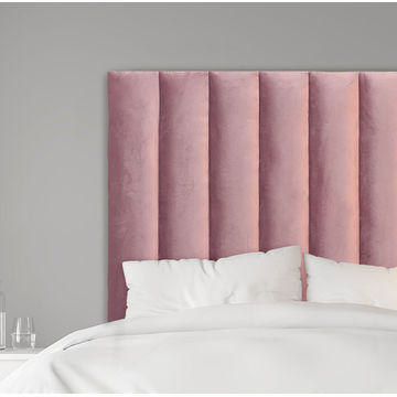 Dafina Diagonal Panel Headboard Emerald Pink Queen