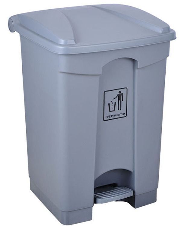 Bin - Peddle Push Soft Close and Airtight 45L - Dark Grey