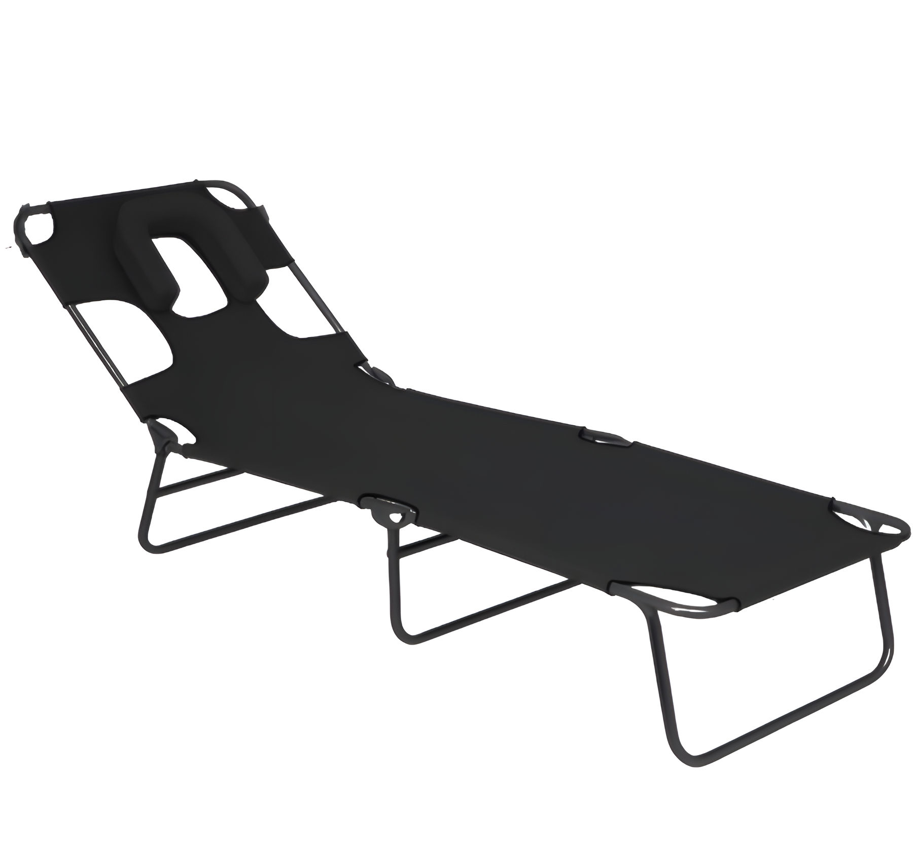 FaceSpace Lounge Chair - Black Fine Living