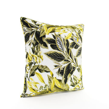 BAM! Throw Pillow - Bougainvillea Yellow (Set of 2)