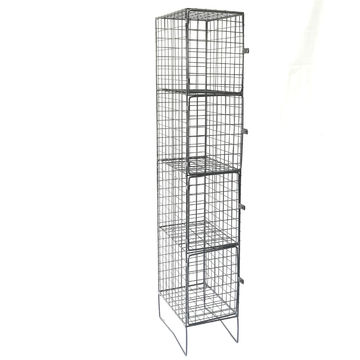 4 Door Wire Mesh Locker