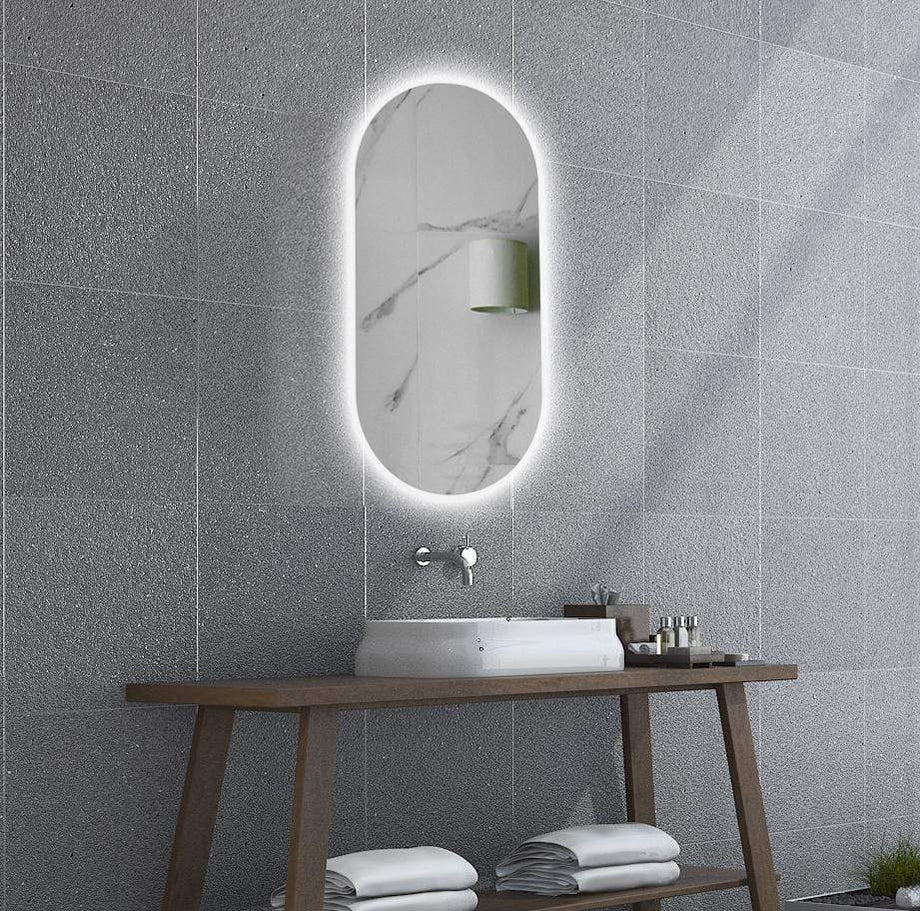 Pearl Frameless Cool White Mirror 60x90