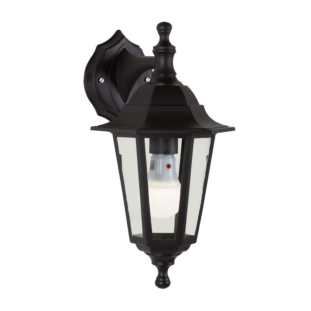 Eurolux - Plastic - Lantern - 6 Panel - Down Facing - Black
