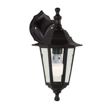 Eurolux - Plastic - Lantern - 6 Panel - Down Facing - Black