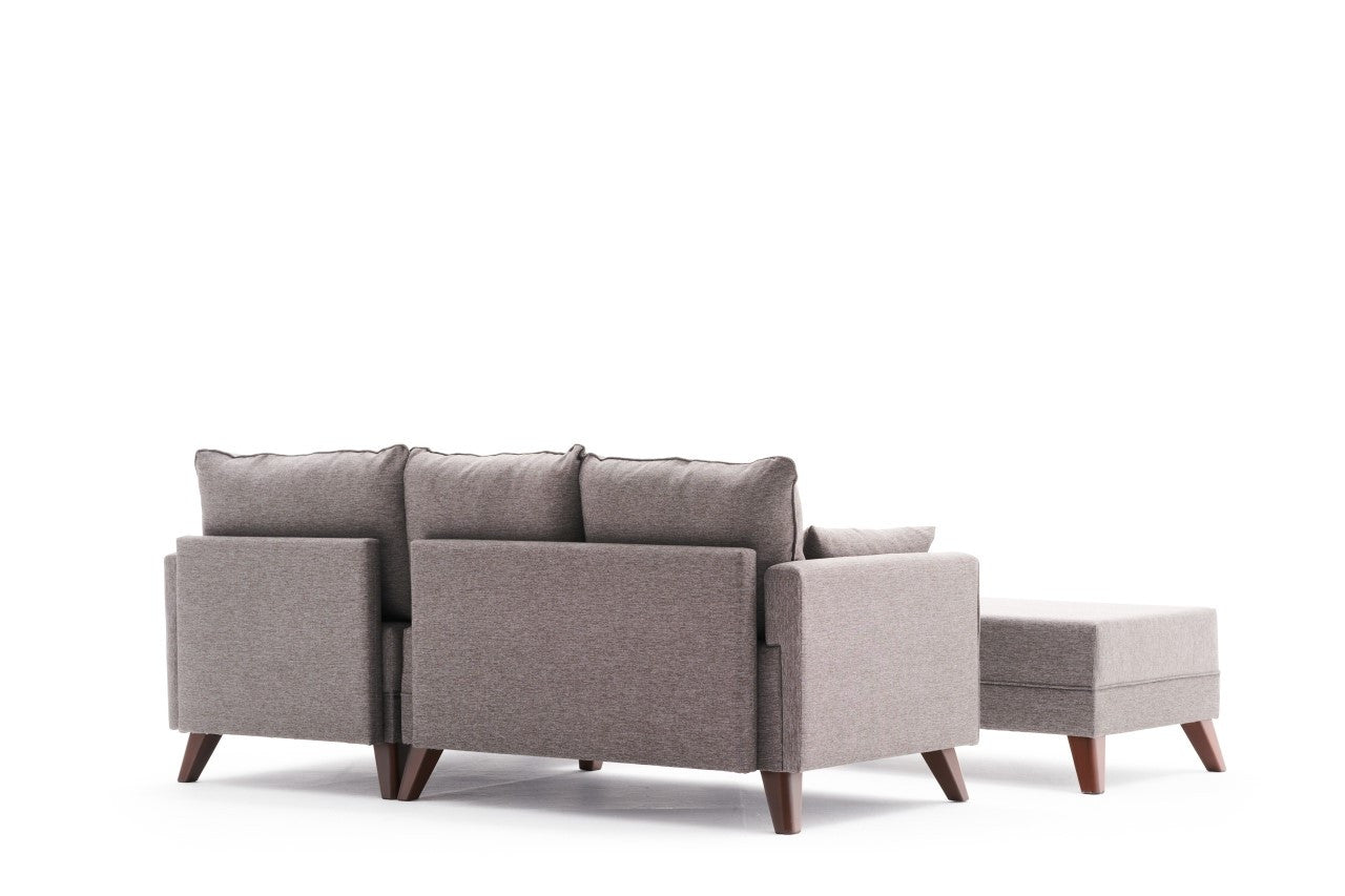 Bella Mini Corner Sofa Right - Blue