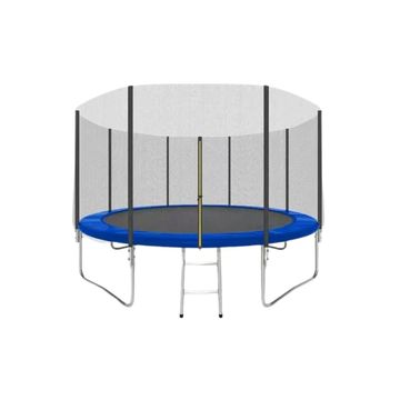 SkySpring 3.05m Family Trampoline with Safety Enclosure