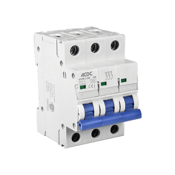 Circuit Breaker 3 Pole C-Curve 4.5KA 25A
