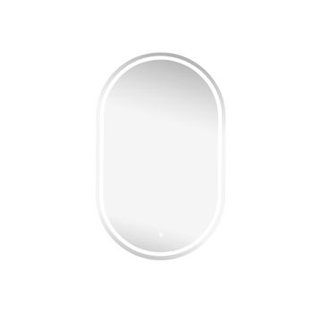 Paramount Mirrors & Prints - Oval Frameless LED Mirror 800x500