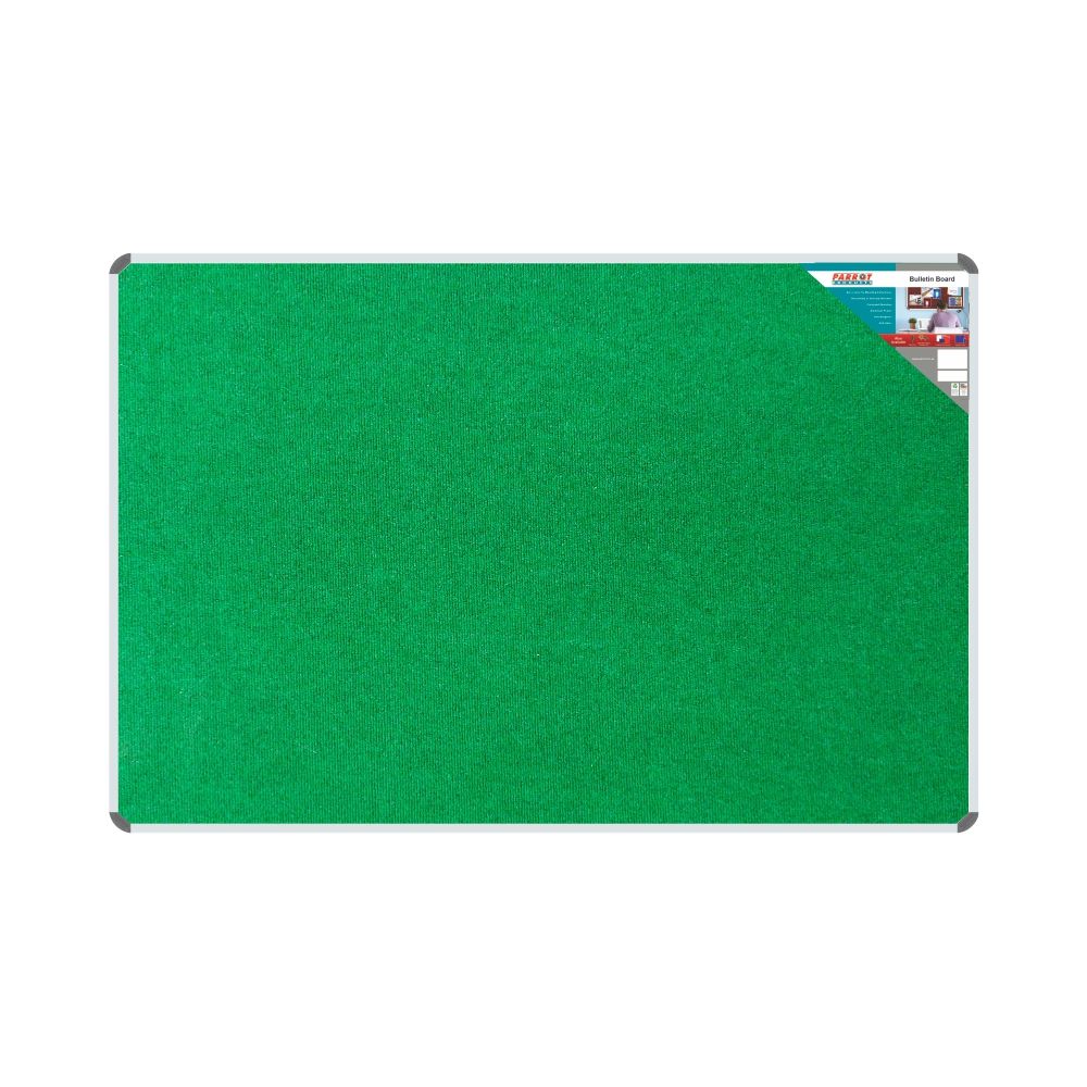 Bulletin Board Ribbed Aluminium Frame (1800x1200mm - Palm)