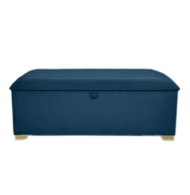 Laura Storage Box Queen/Medium -Royal Bluee
