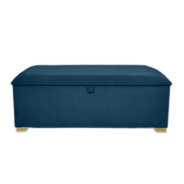 Laura Storage Box Queen/Medium -Royal Bluee