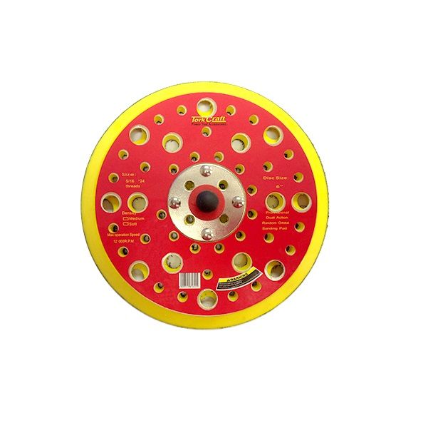 Tork Craft - Da Sander Pad 52 Holes 5 16 - 24Unf 150mm 6