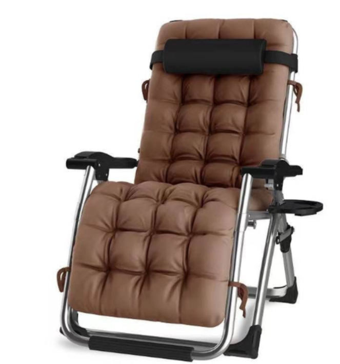 TOXIYA Folding Recliner Lounger Chair With Detachable Cushion
