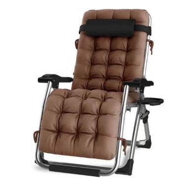 TOXIYA Folding Recliner Lounger Chair With Detachable Cushion
