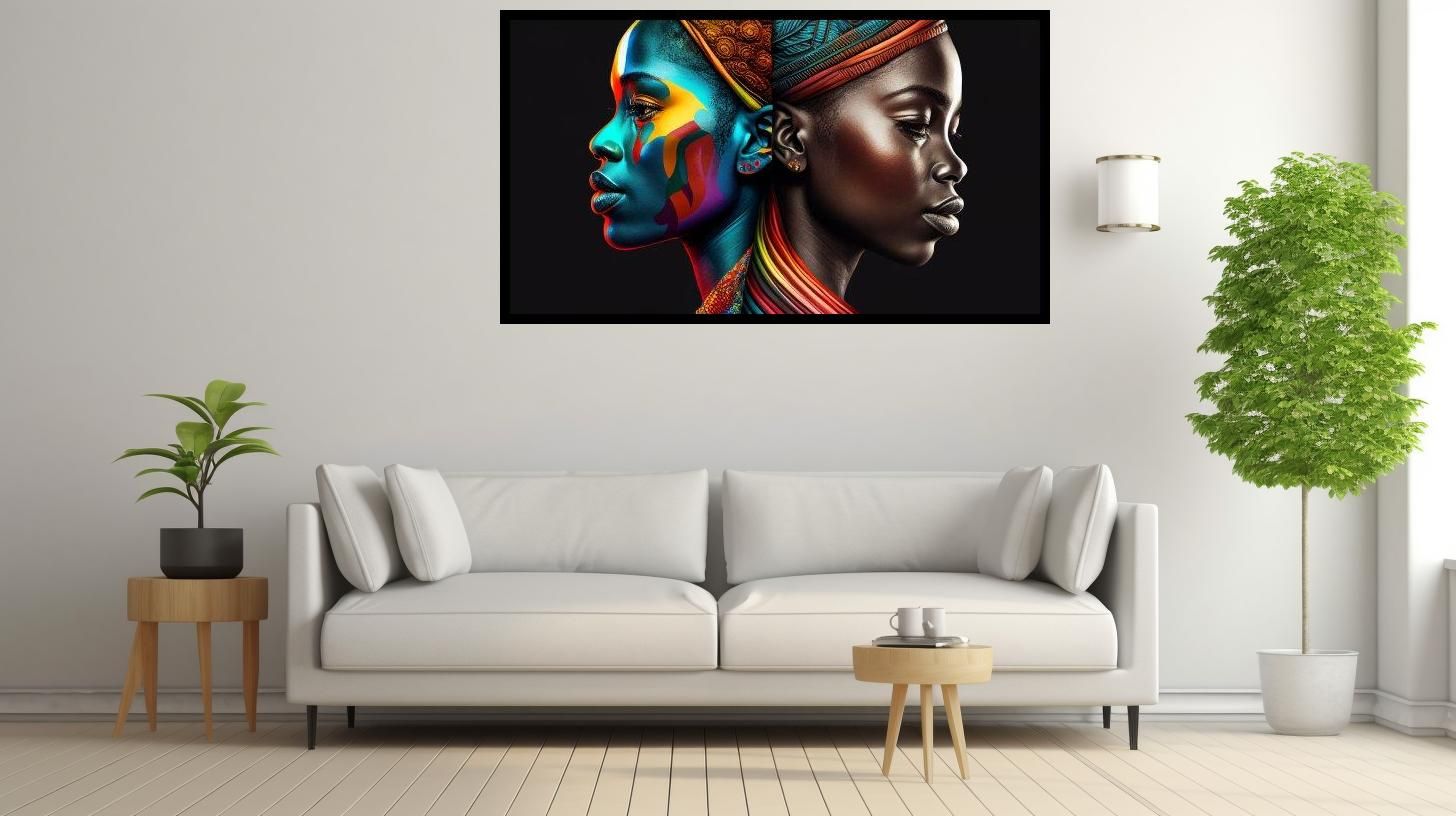 Canvas Wall Art - Women Unity Power - B1633 [120 x 80 cm]