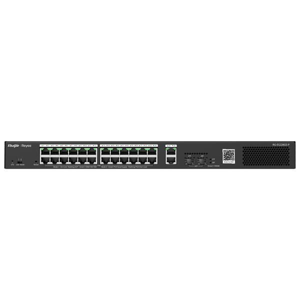 Reyee 26 Port Gigabit With 24 Poe 370W 2Sfp Managed Switch Rg-Es228Gs-P