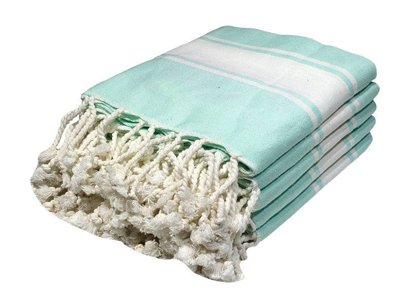 Multipurpose, Easy Fit, Absorbent Kitchen Towel - Design 2444 - 049x073cms - (05 Pc Pack) - Fringe - Estate Blue