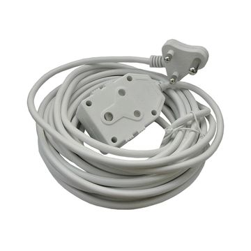 Extension cord 10amp 10metre white HG 1mm