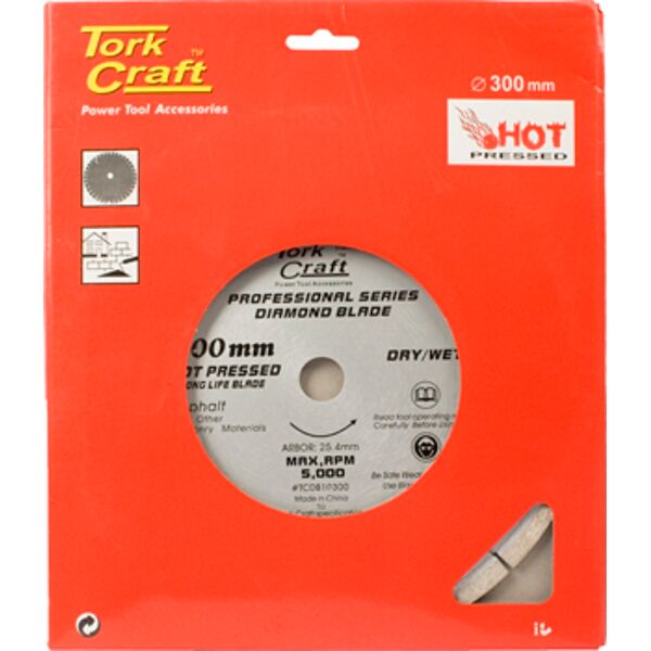 Diamond Blade 300 X 25.4Mm Segmented