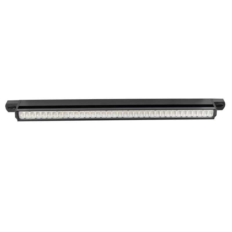 Aluminium and PC Tracklight with Rotatable LED Arm