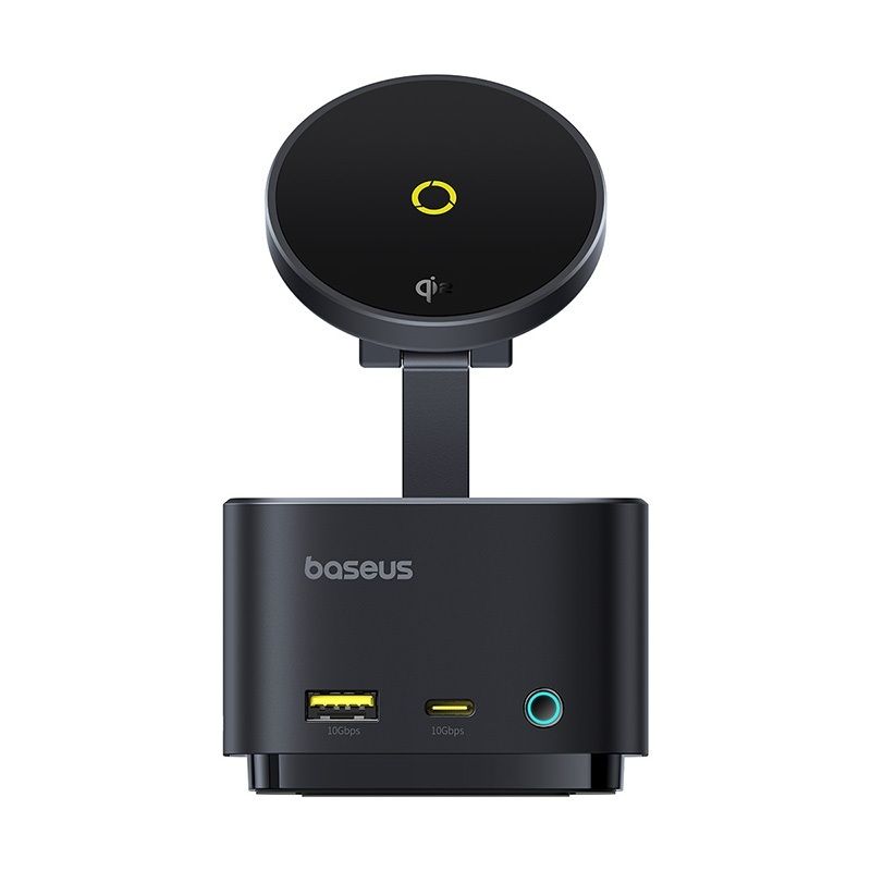 Baseus MagPro Series II 7-in-1 HUB Wireless Charging 15W - Cosmic Black