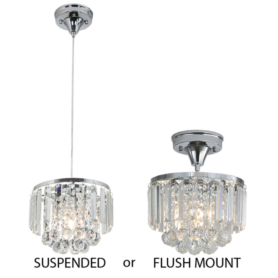 2 in 1 Pendant and Ceiling Light