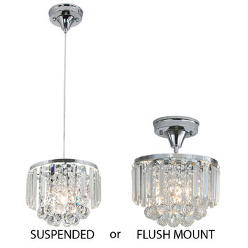 2 in 1 Pendant and Ceiling Light