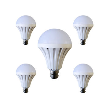 Pack of 5 - 9W LED Intelligent Bulb Rechargeable B22 (Bayonet Fitting)