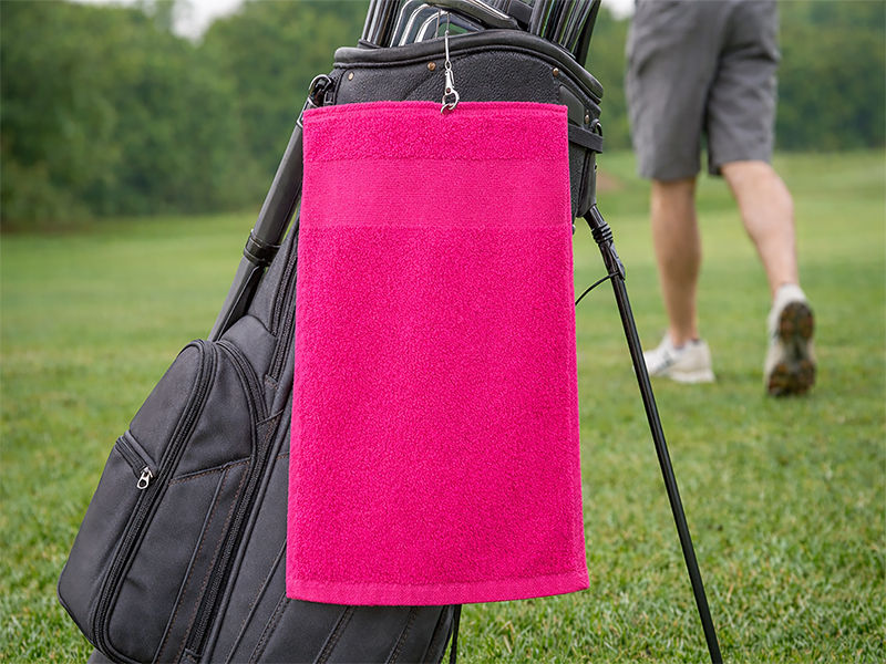 Golf Terry Towel 380GSM - 030x050cms - Fuchsia Purple(1 Piece Pack)