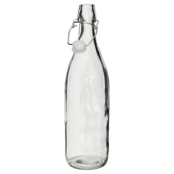 Glass Bottle with Clip Top