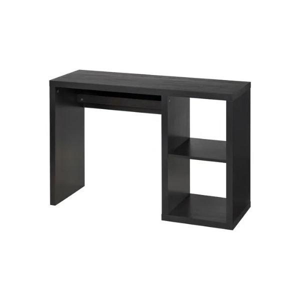 KALLAX Desk, Black-brown, 111x39cm