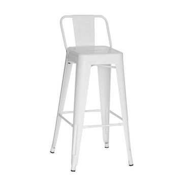 Paris Bar Stool With Low Back Rest