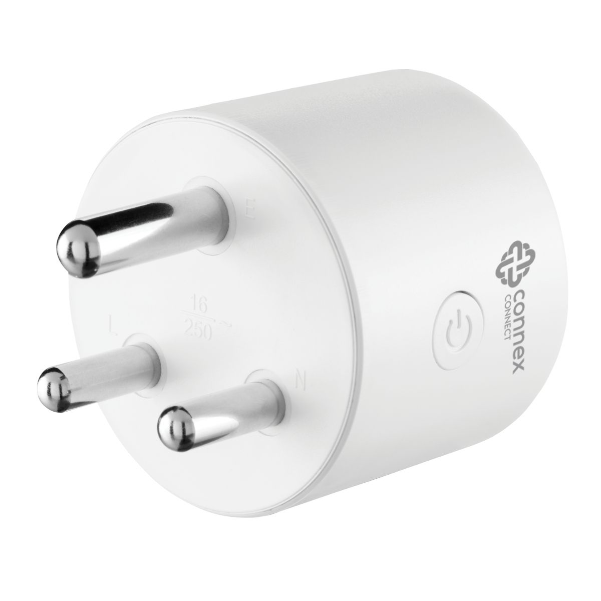 Smart WiFi and Bluetooth Plug - 3 Pin SA Round 16A 3360W