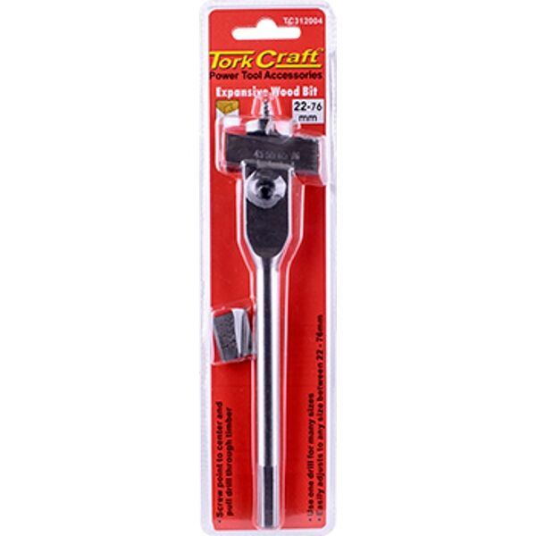 Expansive Bit 22-76Mm For Wood