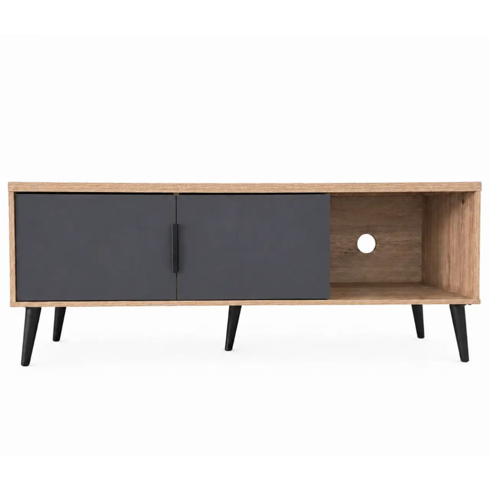 TV Stand 120cm – Contemporary Living Room Media Unit Available in 2 Colours