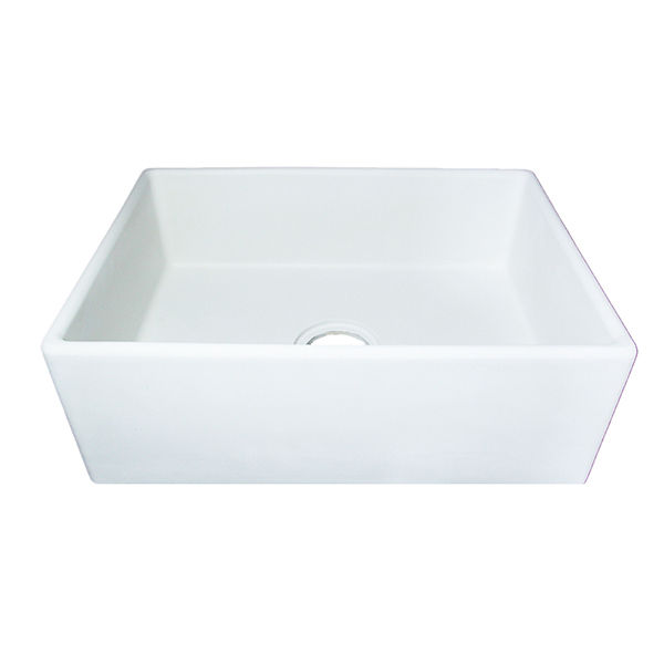 Butler Single Polished White