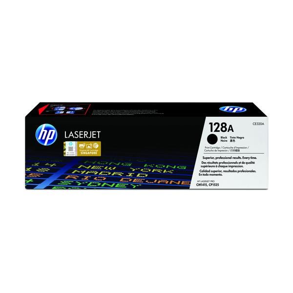 Hp # 128Color Lj Cp1525 Cm1415 Black Print Cartridge.
