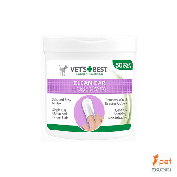 Vet's Best Clean Ear Finger Pads / Default Title