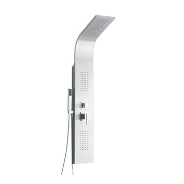 SHOWER PANEL CURV - 1400X200M MATT CHROME