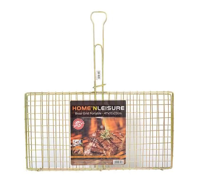 Braai Grid - Metal Fixed Handle - 41cm x 31cm