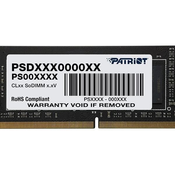 Patriot Signature Line 8Gb Ddr4 2666Mhz Single Rank Sodimm Notebook Memory